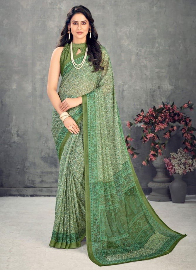 RUCHI KESARIYA CHIFFON 63rd EDITION Designer Casual Wear Chiffon Printed Saree Collection